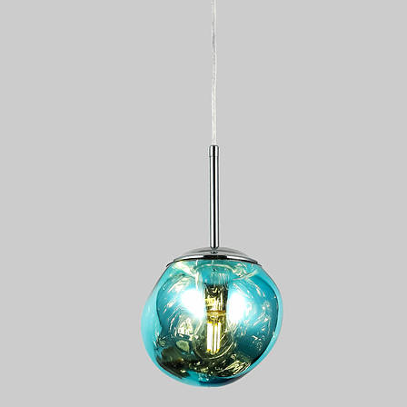 Підвісний світильник "Melt" з блакитним плафоном 15см (93-P01-1), фото 2