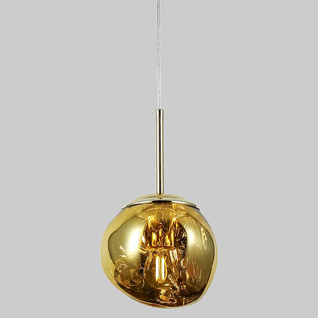 Підвісний світильник "Melt" з золотистим плафоном 15см (93-P01-1), фото 1