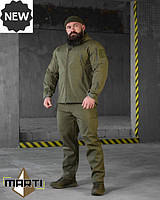 Тактичний Костюм Софтшел Військовий чоловічий Армійський Костюм олива Осінь Зима Костюм