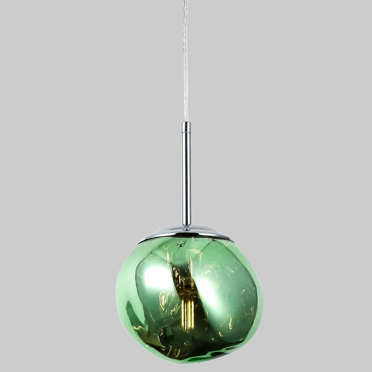 Підвісний світильник "Melt" з зеленим плафоном 15см (93-P01-1)