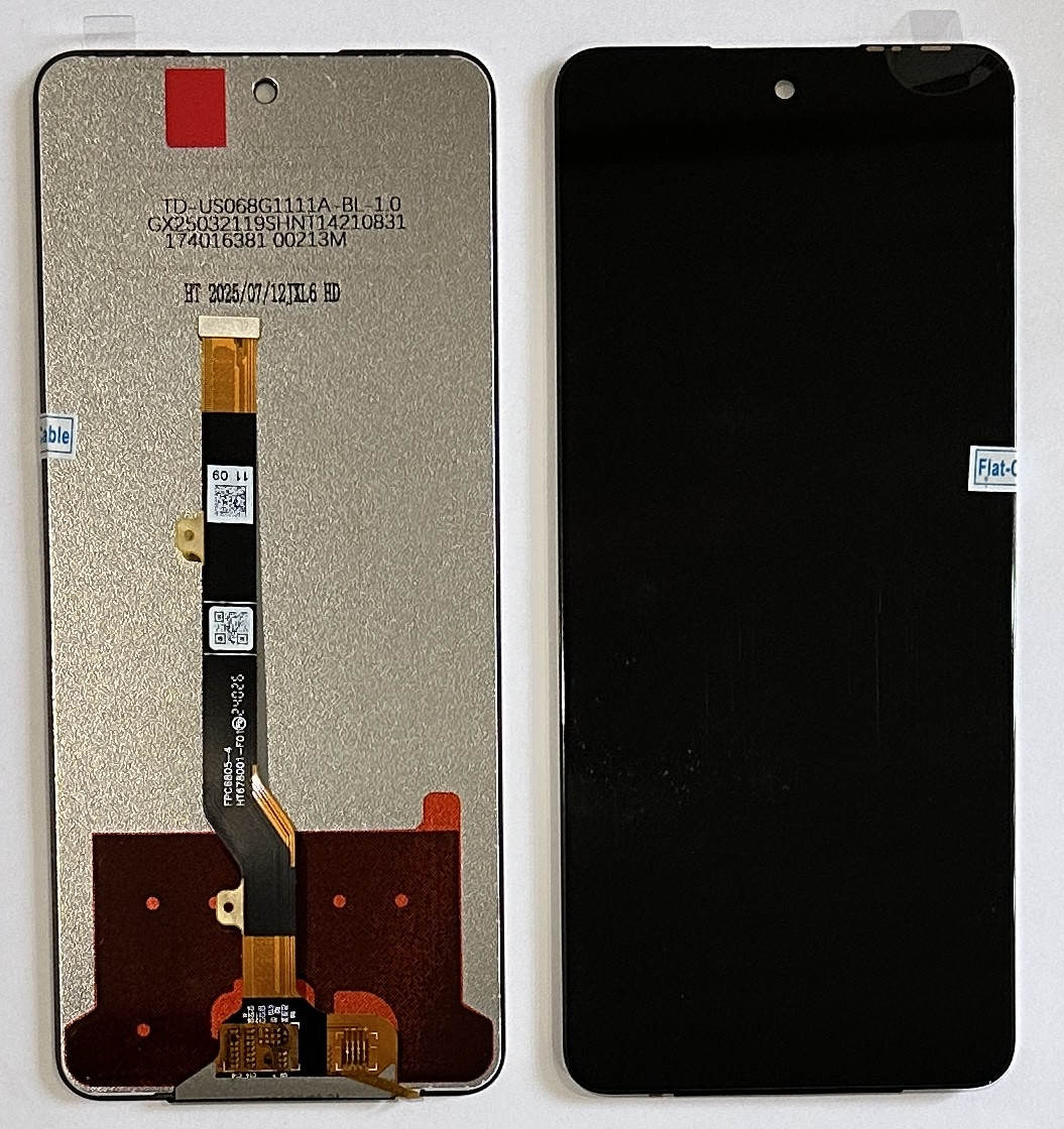 Дисплейний модуль (екран) для TECNO Spark 8 Pro (KG8) Чорний Ori (OEM), фото 1