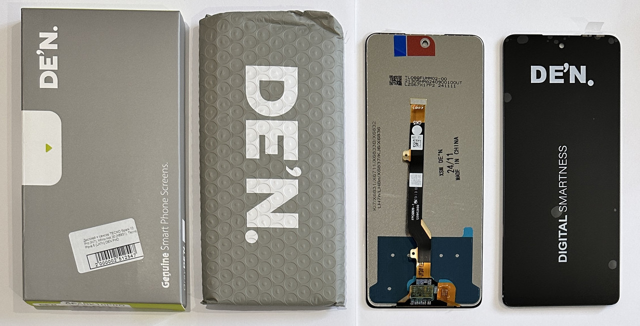 Дисплейний модуль (екран) для TECNO Spark 10 Pro (KI7), Infinix Hot 30 (X6831), Tecno Pova 5 (LH7n) DEN FHD, фото 1