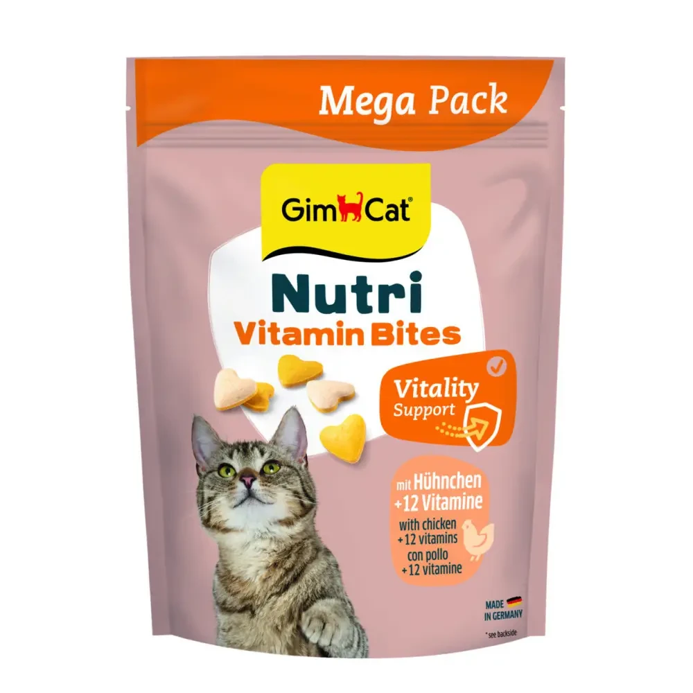 GimCat Nutri Multi-Vitamin Bites вітаміни мультивітамін для котів 425г