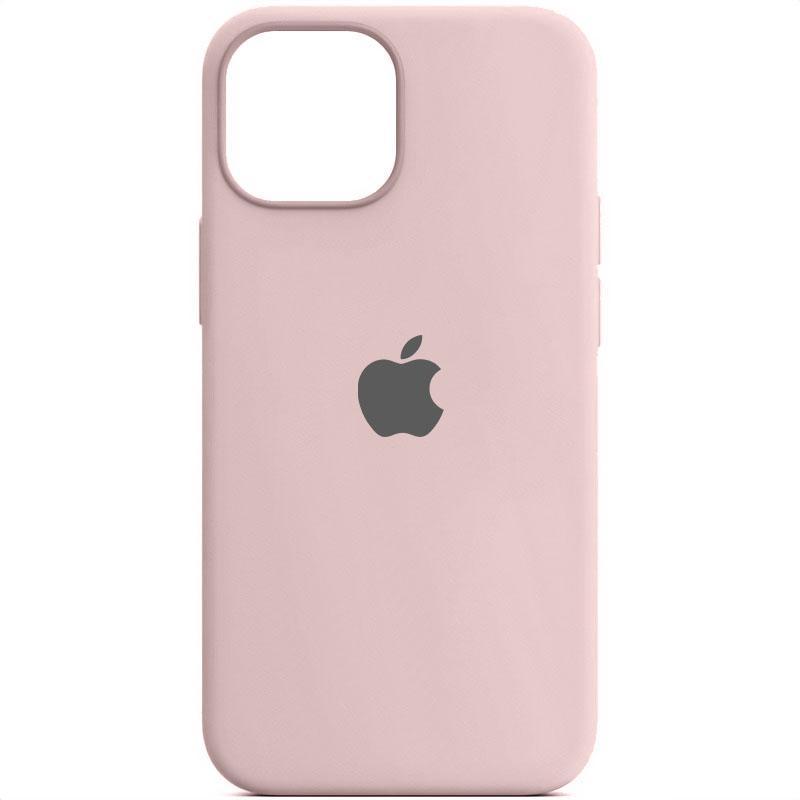 Чохол Silicone Case Full Protective (AA) для Apple iPhone 14 (6.1") Рожевий / Chalk Pink, фото 1