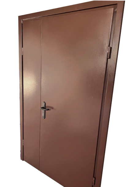 Двері " Полуторні Метал/ДСП", фото 1