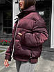 Куртка демісезонна жіноча  від виробника 40-48 бургунді, фото 2