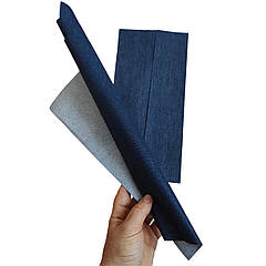 КОЛЕНКОР синій, дубльований палітурний матеріал, ширина 78 см, рулон 3 м