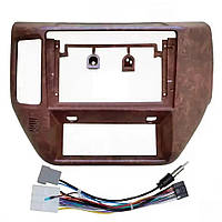 Перехідний штатний комплект із проводкою до Android магнітоли Nissan Patrol Y61 2004-2012 Wood