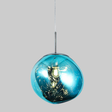 Підвісний світильник "Melt" з блакитним плафоном 28см (93-P01-1), фото 2
