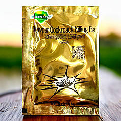 Інсектицид від тарганів та мурах Powder Cockroach Killing Bait порошок Green Leaf, 8 г