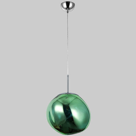 Підвісний світильник "Melt" з зеленим плафоном 28см (93-P01-1), фото 1