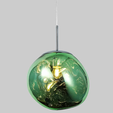 Підвісний світильник "Melt" з зеленим плафоном 28см (93-P01-1), фото 2