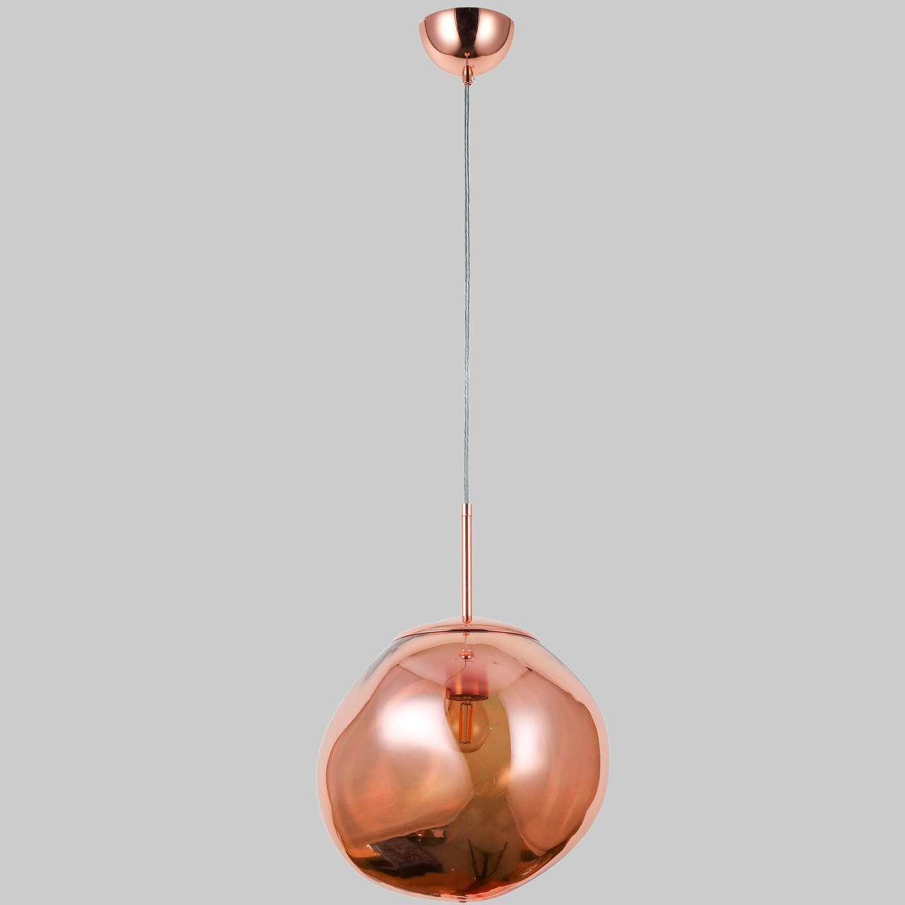 Підвісний світильник "Melt" з мідним плафоном 28см (93-P01-1)