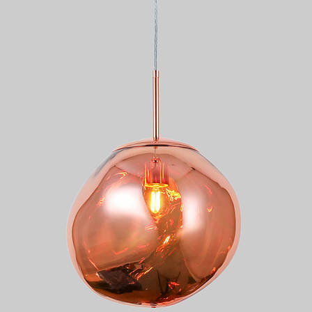 Підвісний світильник "Melt" з мідним плафоном 28см (93-P01-1), фото 2