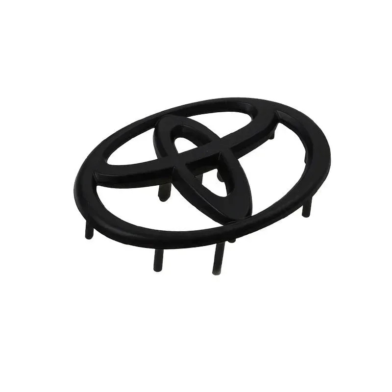 Емблема керма TOYOTA чорна 65 мм пластик (на направляючих), фото 1