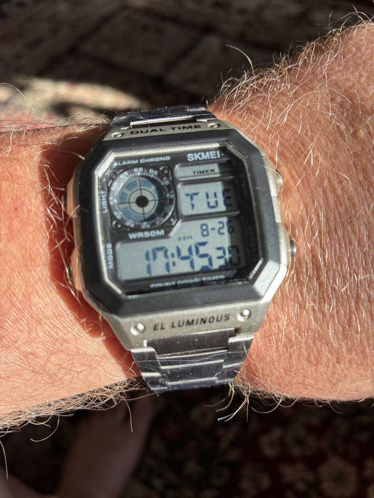 Мужские часы Skmei 1335 S Ripple серебристые - фото покупателей 1