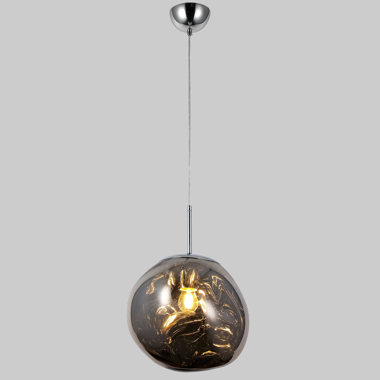 Підвісний світильник "Melt" з графітовим плафоном 28см (93-P01-1)