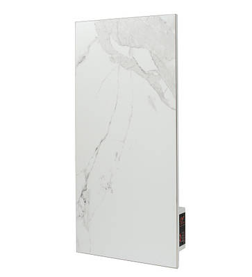 Вертикальна керамічна опалювальна панель FLYME 250TW білий камінь з програматором