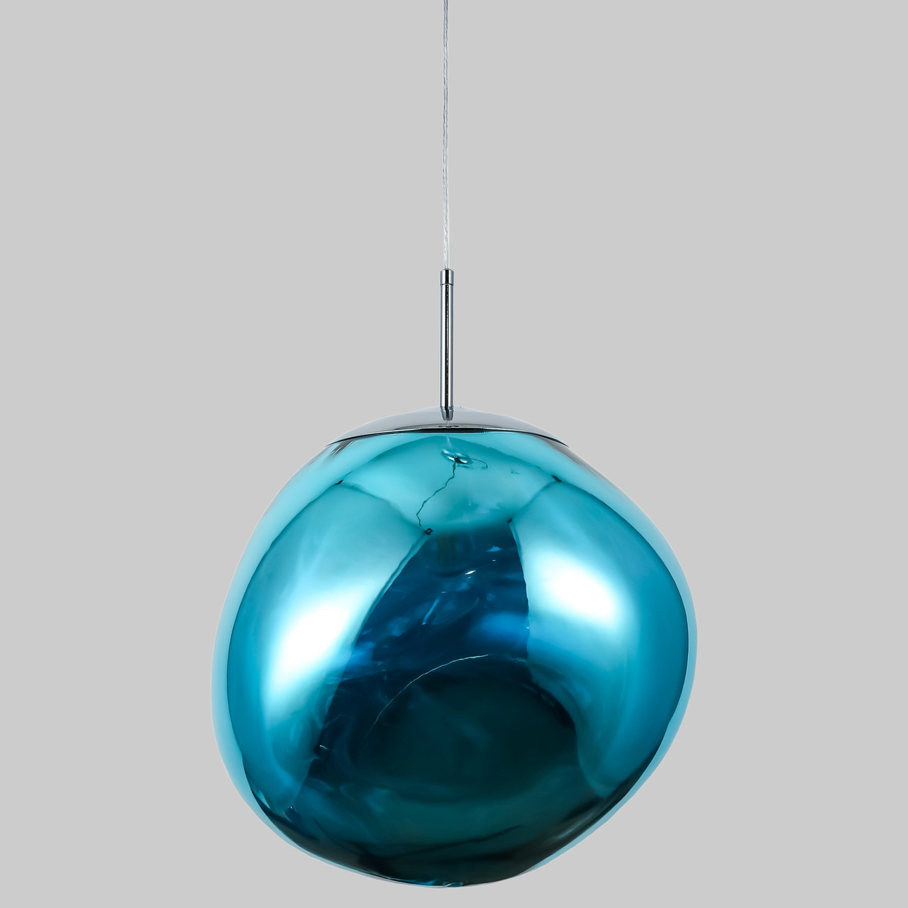 Підвісний світильник "Melt" з блакитним плафоном 38см (93-P01-1)