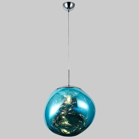 Підвісний світильник "Melt" з блакитним плафоном 38см (93-P01-1), фото 2