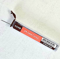 Грифель для механічних олівців Faber-Castell 0,5 мм HB 9125/ 0.5ММ НВ, 12шт у пеналі