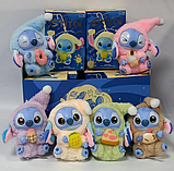М'яка іграшка-сюрприз Стіч Stitch Labubu Плюшевий колекційний брелок-сюрприз Labubu у костюмі Стіча, фото 2