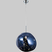 Підвісний світильник "Melt" з темно-синім плафоном 38см (93-P01-1)