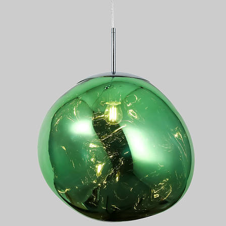 Підвісний світильник "Melt" з зеленим плафоном 38см (93-P01-1), фото 2