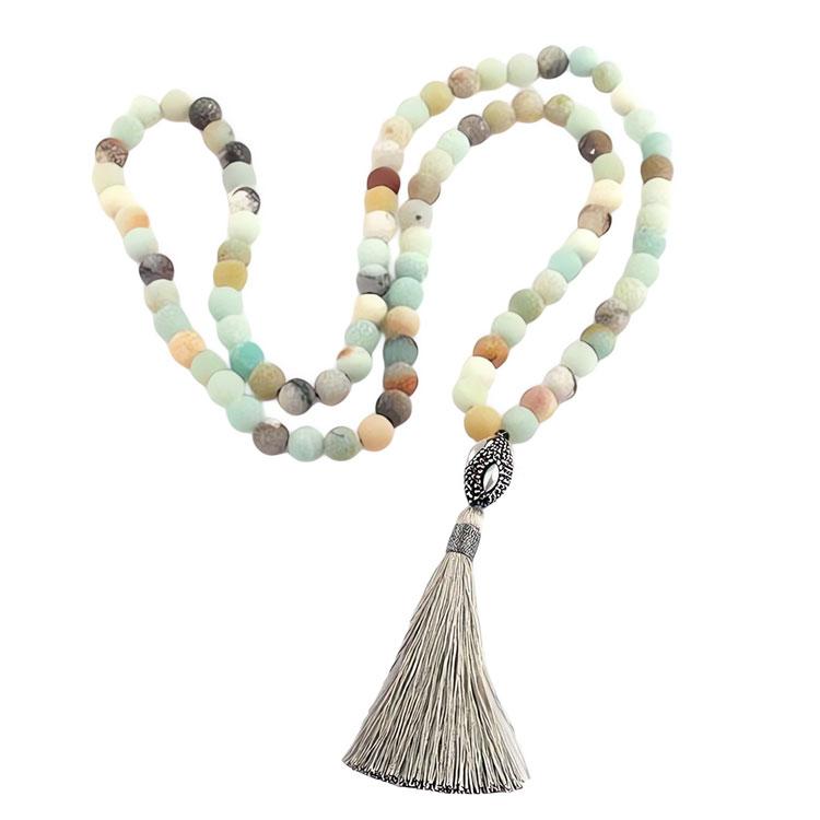 Чотки з Амазоніту на 108 намистин, фото 1