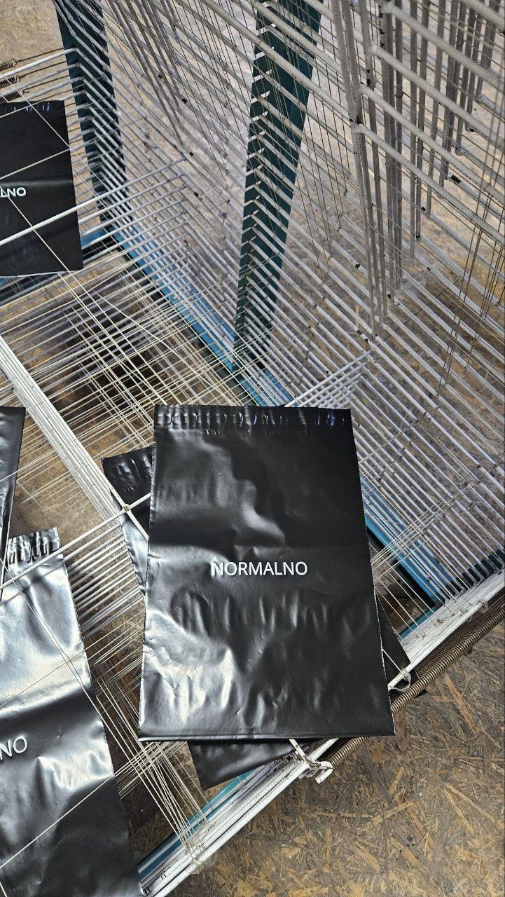 Графітний пакет для відправлень А4 Без кишені Стильний брендований пакет 24х32 см, фото 1