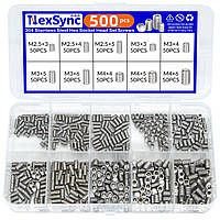 Гвинти установлювальні DIN913 м2.5 м3 м4 нержавіюча сталь 500 шт (10022)