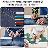Набір кольорових олівців KALOUR 12 штук (6 кольорів) для роботи з тканинами, фото 3