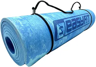 Килимок для йоги та фітнесу EasyFit PER Premium Mat EF-1930-1-V 183х61х0.8 см Блакитний