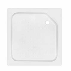 Lidz Душовий піддон KAPIELKA ST90x90х14 низький квадратний, діаметр зливу 52 мм
