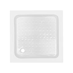 Lidz Душовий піддон KAPIELKA ST80x80х14 низький квадратний, діаметр зливу 52 мм