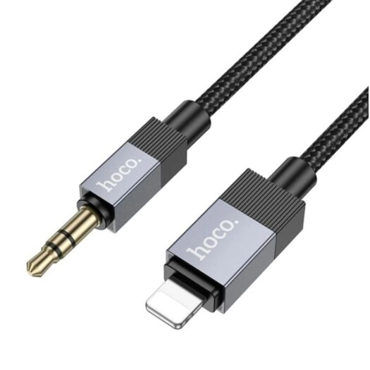 Аудіо кабель Hoco UPA32A Clever digital audio conversion cable iP Black