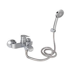 Змішувач для ванни Lidz Wieza 006 (з душовим гарнітуром) (k35) LDWIE006CRM45410 Chrome