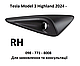 Корпус камери в крило Tesla права RH (Для інфрачервоних камер). Model 3 Highland, Model Y , Juniper (1820735-00-D) - фото 1 - id-p2733766525