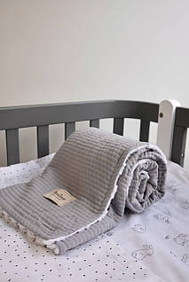 Плед Twins Cotton 3D 100x80, grey