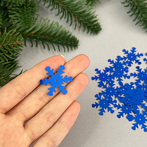 25мм Паєтка сніжинка 5г - електрик