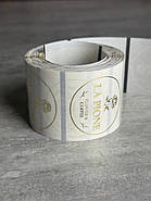 Преміум-наліпки з логотипом і золотим друком | Брендові наліпки на плівці 40×40 мм, фото 9