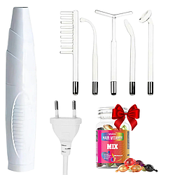 Дарсонваль для обличчя та тіла MAG-638 + Подарунок Капсули для волосся Sevich / Апарат для догляду за волоссям та шкірою Детальніш