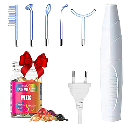 Дарсонваль для обличчя та тіла MAG-638 + Подарунок Капсули для волосся Sevich / Апарат для догляду за волоссям та шкірою