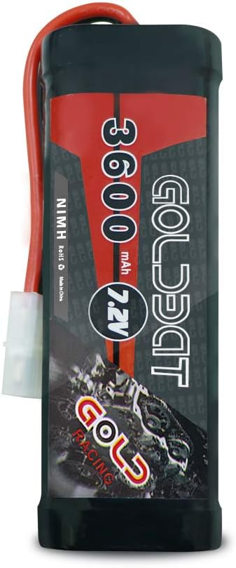 Акумулятор GOLDBAT 3600mAh 7.2V NiMH з роз'ємом Tamiya для радіокерованих моделей (1 шт.), фото 1
