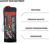 Акумулятор GOLDBAT 3600mAh 7.2V NiMH з роз'ємом Tamiya для радіокерованих моделей (1 шт.), фото 4