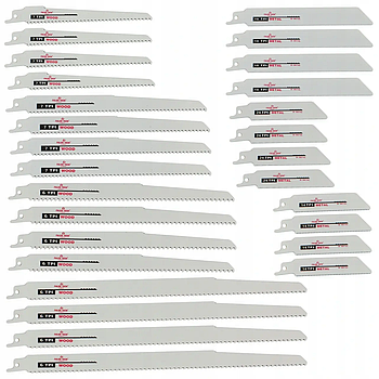 Полотна для шабельних пил 28 од. Falon-Tech FT370028