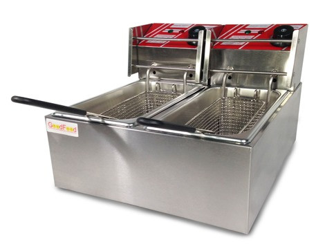GoodFood Фритюрниця подвійна електрична професійна EF44