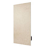 Керамічний обігрівач Flyme 600 ТBg з програматором для вертикальної установки, бежевий камінь, фото 6