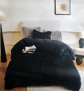 Тепла постільна білизна Mency Home Collection - чорний, фото 2