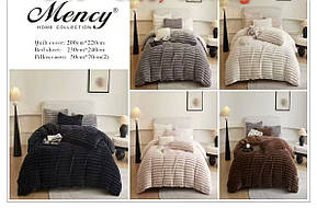 Тепла постільна білизна Mency Home Collection - молочний, фото 4